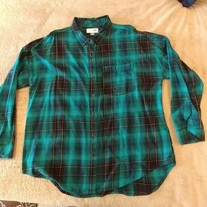 Old Navy long sleeve button down shirt.